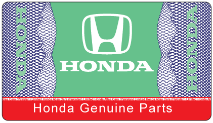 Honda Genuine Spare Parts Holographic Seal